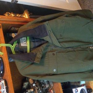 Mens Pacific trail large green jacket